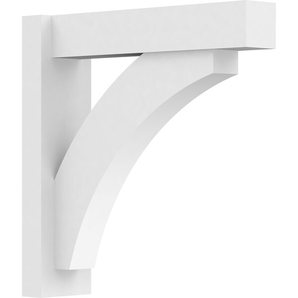 Ekena Millwork Thorton Architectural Grade PVC Outlooker with Block Ends, 5"W X 20"D X 20"H OUTP05X20X20THR05 - main